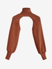Pull à Col Roulé Maille Taille unique Café