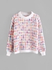 Pull Fourré Coloré à Col Rond S Multi a