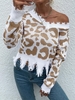 Pull Léopard Déchiré S Café