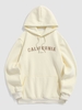 Pull-over à Capuche avec Doublure en Toison Chandail Ombré L Soie de ma s