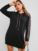 Robe à Capuche Panneau Léopard de Grande Taille