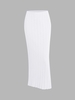 Robe Convertible en Tricot S Blanc