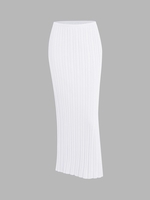 Robe Convertible en Tricot S Blanc