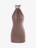 Robe Fourreau à Dos Nu S Café
