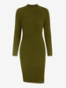 Robe Pull Moulante Côtelée à Manches Raglan M Vert profond
