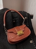 Sac à Bandoulière à Chaîne Gaufré en PU