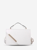 Sac à Bandoulière Asymétrique Gaufré en Couleur Unie