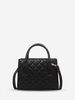 Sac à Bandoulière avec Poignée Supérieure et Coutures