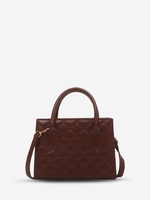 Sac à Bandoulière avec Poignée Supérieure et Coutures