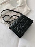 Sac à Bandoulière Carré Cousu avec Poignée en Haut