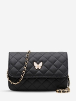 Sac à Bandoulière en Chaîne Motif Papillon
