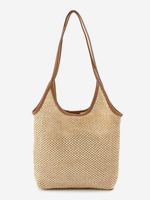 Sac à Bandoulière en Paille avec Grande Capacité
