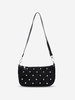 Sac à Bandoulière en Velours avec Strass