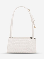 Sac à Bandoulière Gaufré en Couleur Unie