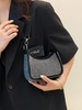 Sac à Bandoulière Minimaliste avec Strass Design