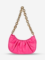 Sac à Bandoulière Plissé avec Chaîne