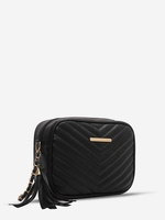 Sac à Bandoulière Zippé à Chaîne à Franges