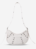 Sac à Bandoulière Zippé Clouté Métal Détaillé