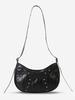 Sac à Bandoulière Zippé Clouté Métal Détaillé