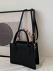 Sac à Bandoulière Zippé Echarpe en Couleur Unie