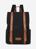 Sac à Dos Bouclé en Blocs de Couleurs avec Grande Capacité