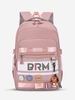 Sac à Dos Lettre Graphique Superposé en Maille avec Grande Capacité