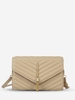 Sac en Bandoulière avec Couleur Pure Décoré de Franges Métallique