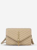 Sac en Bandoulière avec Couleur Pure Décoré de Franges Métallique