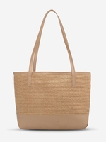 Sac Fourre-tout de Plage en Paille Mélangée
