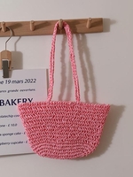 Sac Fourre-tout de Plage et Vacances Tressé en Paille
