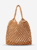 Sac Fourre-tout de Plage Tricoté en Résille