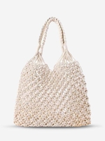 Sac Fourre-tout de Plage Tricoté en Résille