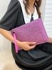 Sac Lâche à Large Capacité Orné de Paillettes