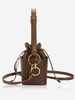 Sac Seau Carré Embelli de Métal à Cordon