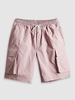Short Cargo avec Poche à Cordon S Rose clair