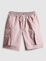 Short Cargo avec Poche à Cordon S Rose clair