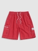 Short Cargo Cousu Patch avec Multi-Poches à Cordon de Serrage 2xl Rouge