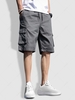 Short Cargo Multiples Poches avec Glissière M Ardoise grise claire