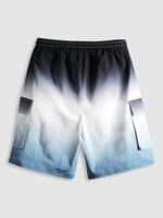 Short Cargo Ombré à Cordon Xs Bleu clair