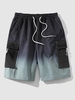 Short Cargo Ombré à Cordon Xs Bleu clair