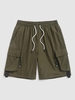 Short Cargo Simple avec Multi-Poches Xs Vert profond
