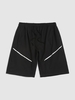 Short Décontracté Métallisé Rayé à Condon Xl Noir