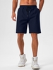 Short de Base Décontracté en Couleur Unie Xs Bleu de minuit