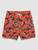 Short de Plage de Vacances à Imprimé Requin D