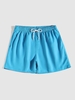 Short de Plage en Couleur Unie avec Poche Au Dos à Cordon S Bleu clair