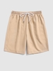 Short de Plage et Vacances en Couleur Unie avec Poches L Bronze