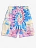 Short de Sport à Imprimé Lettre Teinté à Cordon de Serrage 2xl
