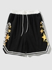 Short de Sport en Maille Motif d