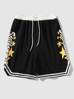 Short de Sport en Maille Motif d