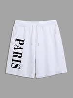 Short de Survêtement à Cordon Streetwear M Blanc